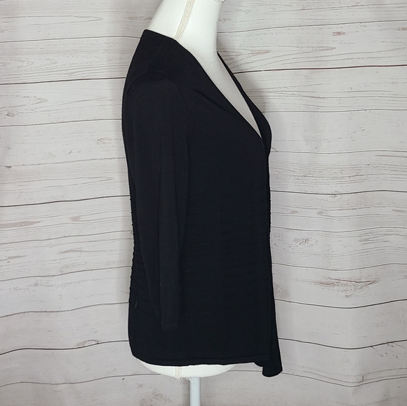 WHBM Black Lightweight Bottom Strips Open Front - Picture 2 of 9